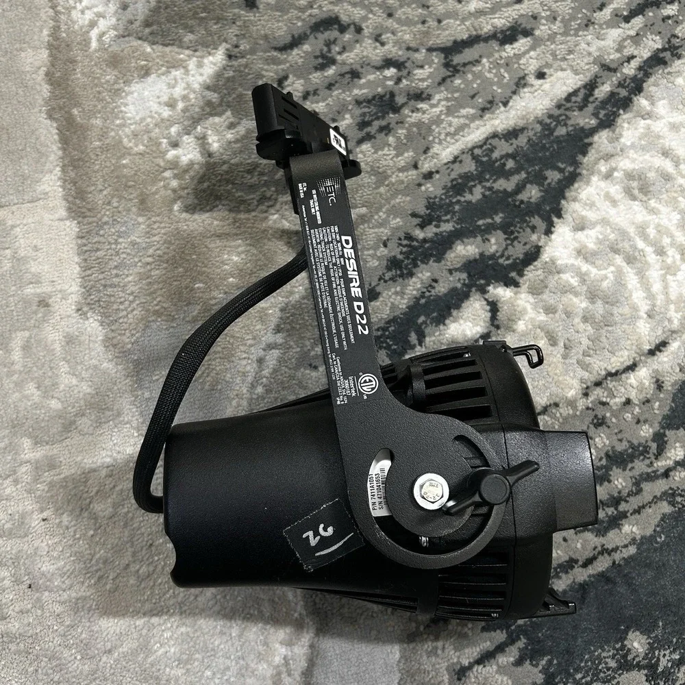 ETC Desire D22 Lustr LED Lighting Fixture‎ Black Stage Wash RGBW DMX Theatrical